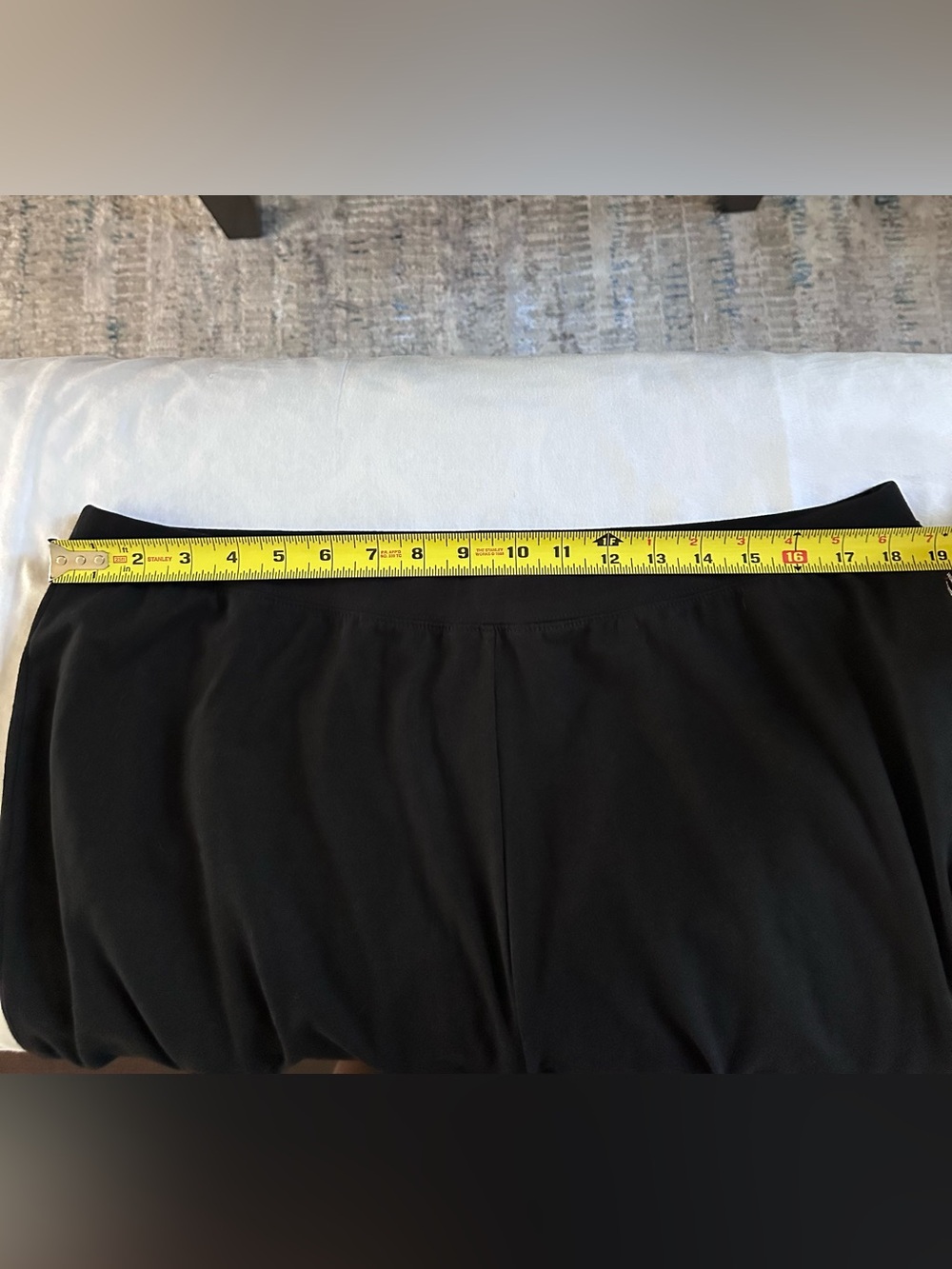 Woman Within Pull-On Knit Pants Black Straight Leg Stretch 22/24 1X Petite - Picture 6 of 7